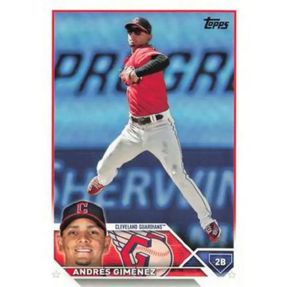 2023 Topps Andres Gimenez #575 Cleveland Guardians